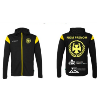 Veste à capuche Ctt Tourinnes + logo